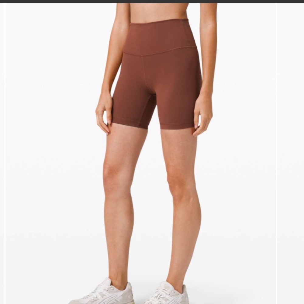 Lululemon Wunder train shorts 6” in ancient copper
